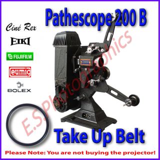 pathescope 200b 9 5mm cine projector take up belt from