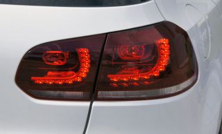 Brand New VW Golf MK6 R LED CLEAR RED Style Tail lights VW VI 6 GTD 