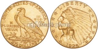 50, Quarter Eagle, 1925, Indian Head