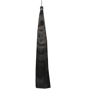 LB. 34 NATURAL BLACK HORSE HAIR SHOW TAIL EXTENSION NICE FOR SADDLE 