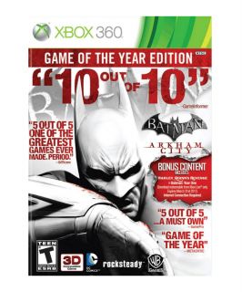 Batman Arkham City   Game of the Year Edition Xbox 360, 2012