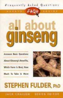 All about Ginseng by Stephen Fulder 1998, Paperback