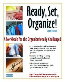 Ready, Set, Organize by Pipi C. Peterson 2001, Paperback