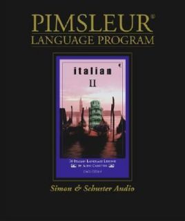 Italian II Set by Pimsleur Staff 1996, Cassette, Unabridged, Student 