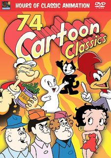 Cartoon Classics DVD, 2007, 2 Disc Set, 74 Cartoons