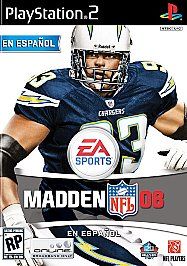 Madden NFL 08 En Español Sony PlayStation 2, 2007