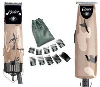 Oster Classic 76 Hair Clipper+T Finisher+Combs Camo Limited Operation 