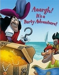 captain hook peter pan party supplies 8 invitations time left