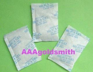 20 packs 10 Gram cotton Packets Of Silica Gel Desiccant  