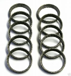 lot 10 pak exhaust gaskets for harley twin cam evo