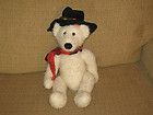 15 Off White Russ Plus Teddy Bear Plaid Scarf Black Hat Stuffed 