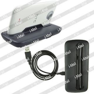 Portable Charger Cradle Syncing Dock Station+Micro USB Cable For HTC 
