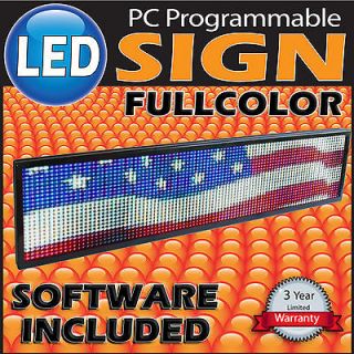 Newly listed LED Sign Programmable Message Board FULL COLOR Outdoor or 