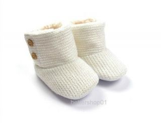 High top hand made knitted baby toddler warm fur shoes girls thick 
