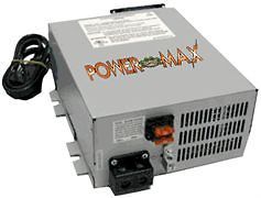 POWERMAX 45 amp RV Power Converter Battery Charger WFCO 9845 bow 