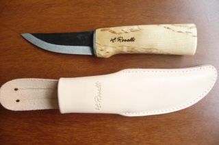 handmade hunting campin g puukko knife h rosell i finland
