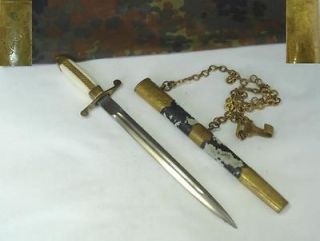 wwii original german ally naval officers parade dagger from bulgaria
