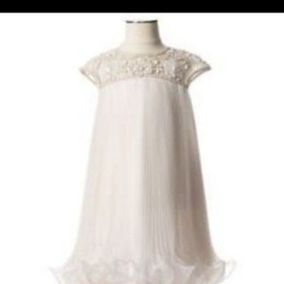 MARCHESA for TARGET +  Girls IVORY PLEATED BEADED Dress 