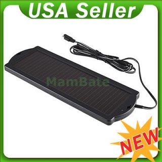 5W 12V Solar Panels Battery Charger for Car RV SUV Truck Boat 