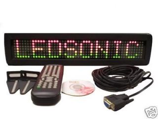 New One Line Indoor TRI COLOR RG Type LED Programmable Scrolling 