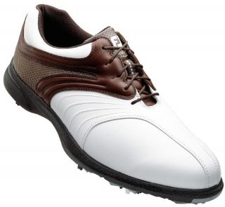 footjoy superlites golf shoes 2012 white brown 58182 new mfg closeout 