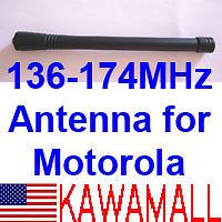 VHF Frequency Black Antenna 136 174 MHz for Motorola OEM Radios 