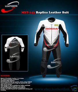   Honda Motorcycle Motorbike Racing Leather Suit MST 143 (US 44,46,48
