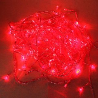 Most Popular Red 10M 100 LED Christmas Fairy Party String Lights 