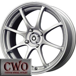 17 Silver Konig Feather Wheels Rims 4x114.3 4 Lug Accord Sentra Versa 