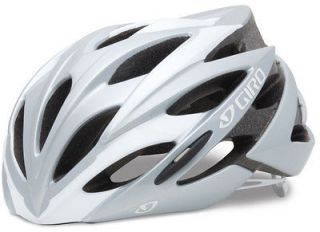 Giro Savant White/Silver Cycling Helmet Road Triathlon New