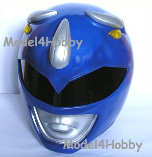 Cosplay Mighty Morphin Power Rangers BLUE Ranger 1/1 Scale Helmet