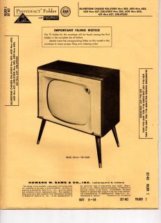 silvertone 456 5180 528 51580 528 59350 tv photofact time