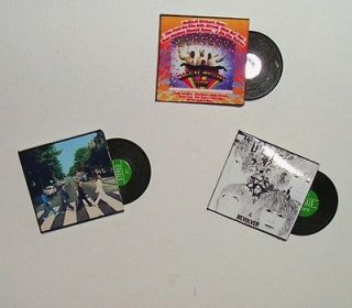 Dollhouse Miniature RECORD ALBUMS THE BEATLES popular mix #1 Buy 3 
