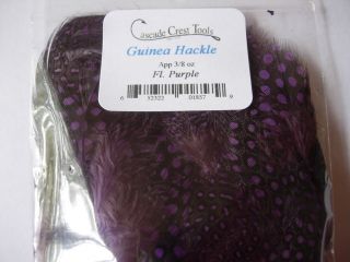strung guinea feathers fl purple  3 75
