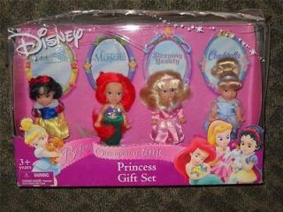 DISNEY PRINCESS BEFORE ONCE UPON A TIME GIFT SET OF 4 DOLLS MERMAID 