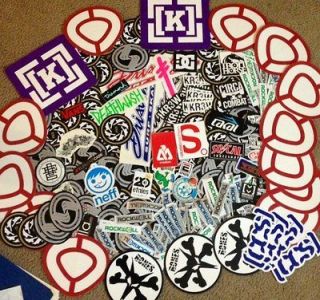 Huge lot of 266 skateboard stickers Neff DC Krew Circa Bones CCS 