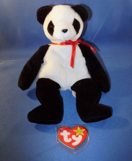 TY BEANIE BABIES ~ FORTUNE THE PANDA 12 6 97 w/tags UNATTACHED NMT 