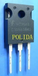 2pcs transistor fsc harris to 247 hgtg30n60a4 g30n60a4 from china