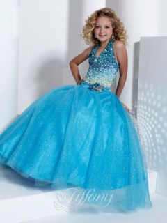 tiffany girls pageant dresses in Girls Clothing (Sizes 4 & Up)