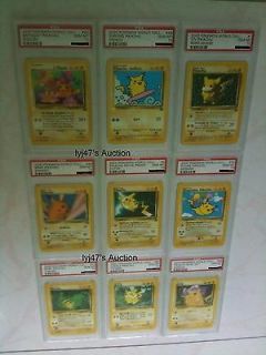 2000 pokemon world collection pikachu set all psa 10 from