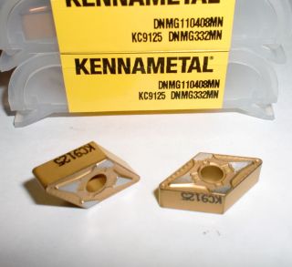 DNMG 332 MN KC9125 KENNAMETAL *** 10 INSERTS *** FACTORY PACK ***