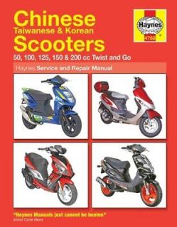 Haynes Service and Repair Manual Chinese Taiwanese & Korean Scooters 