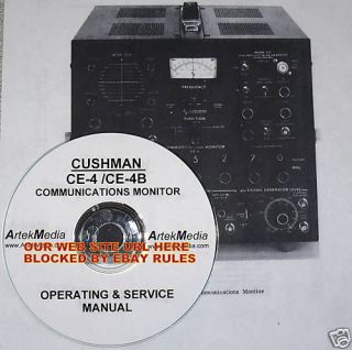 cushman ce 4 ce 4b operating service manual time left