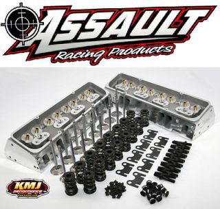 SBC Chevy Aluminum Cylinder Heads and Build Kit 200/64cc .600 Dual 7 