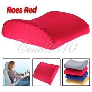 Memory Foam Lumbar Back Support Cushion Pillow for Home Car Seat Chair 