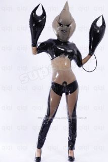 latex rubber 0 45mm inflatable scorpion catsuit outfits