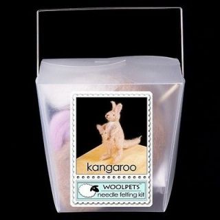 woolpets kangaroo needle felting kit  18 99