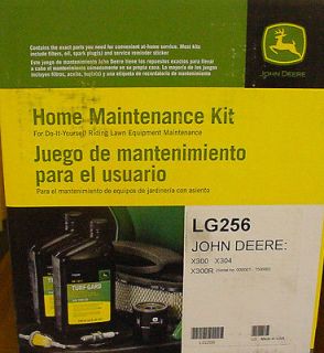 JOHN DEERE Home Maintence Kit LG256 X300 X304 X300R 2010 AND OLDER 