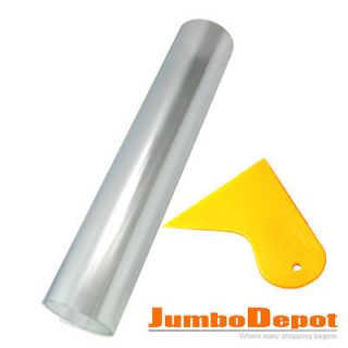 Clear White 15X58 3 Layer Headlight Taillight Vinyl Film Hot For 