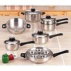 NEW CORDON BLEU 7 Ply T304 Stainless 7 pc COOKWARE SET